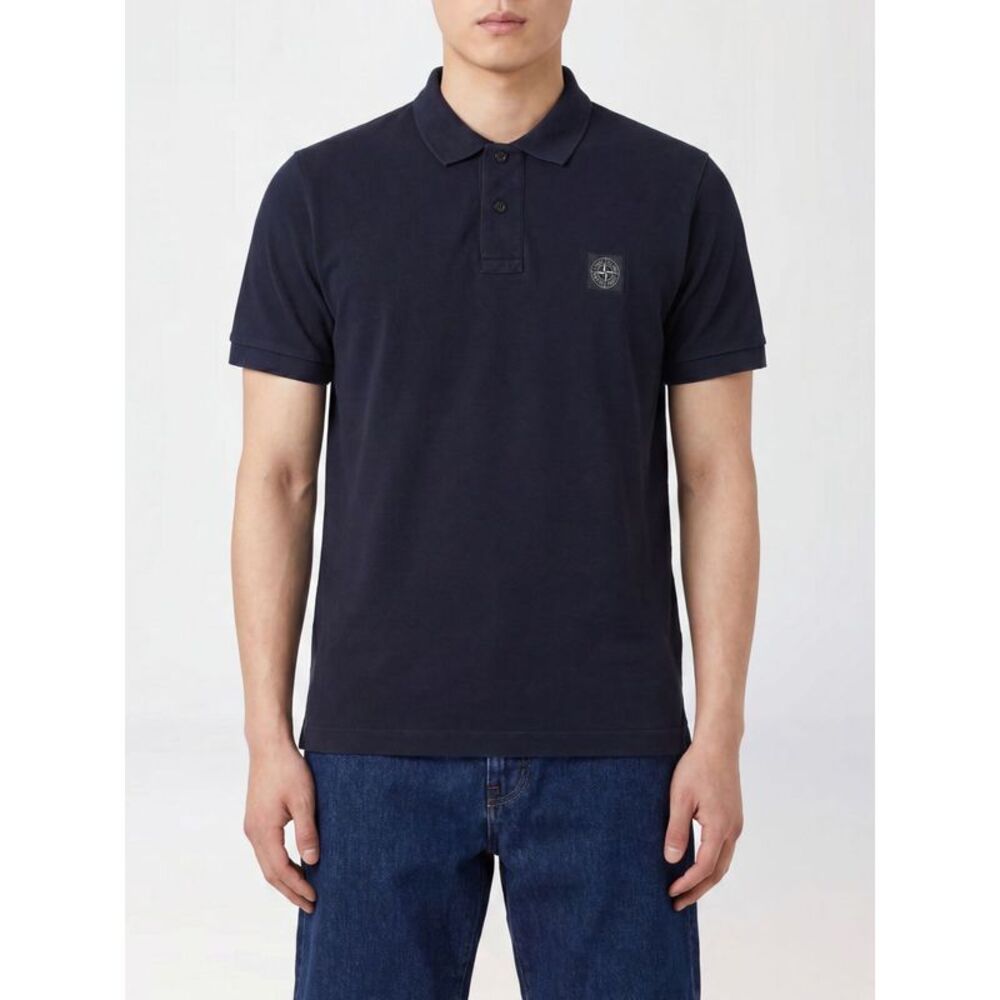 Stone Island Polo Shirt Men Blue 1